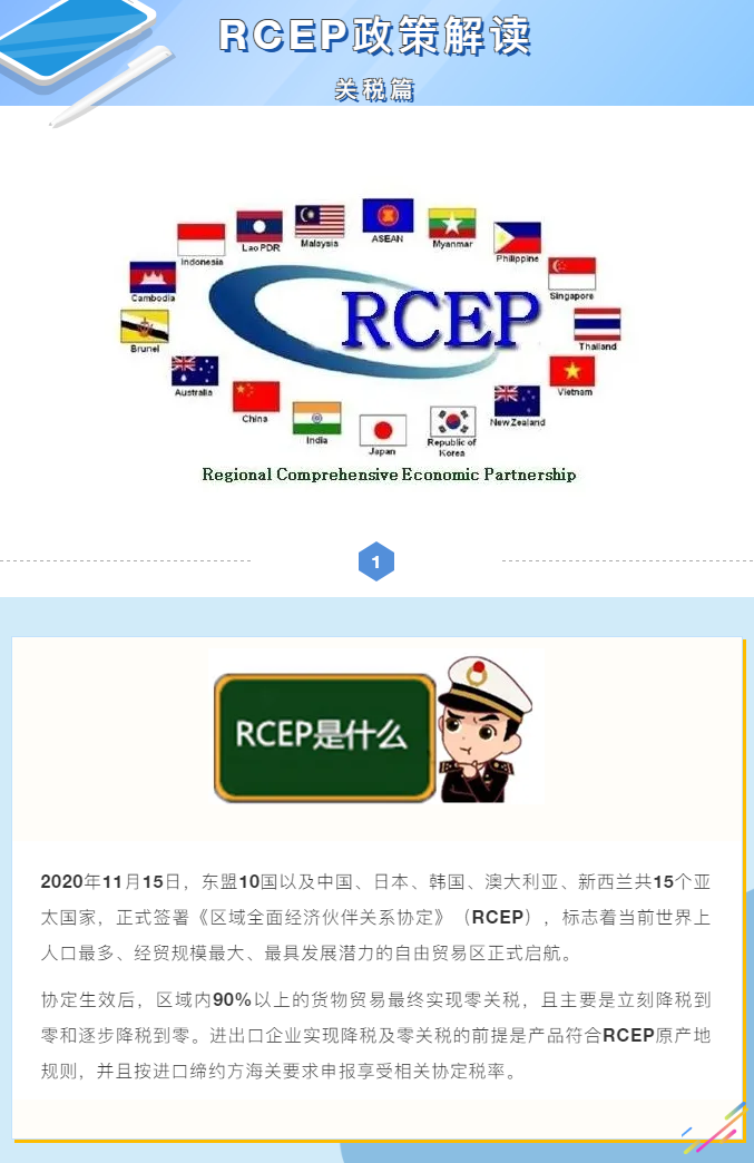 海關解讀：RCEP項下如何進行關稅減讓與適用？